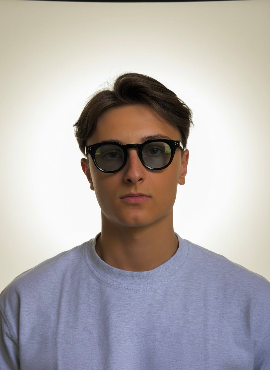Nero Nobo glasses - Clear Blue