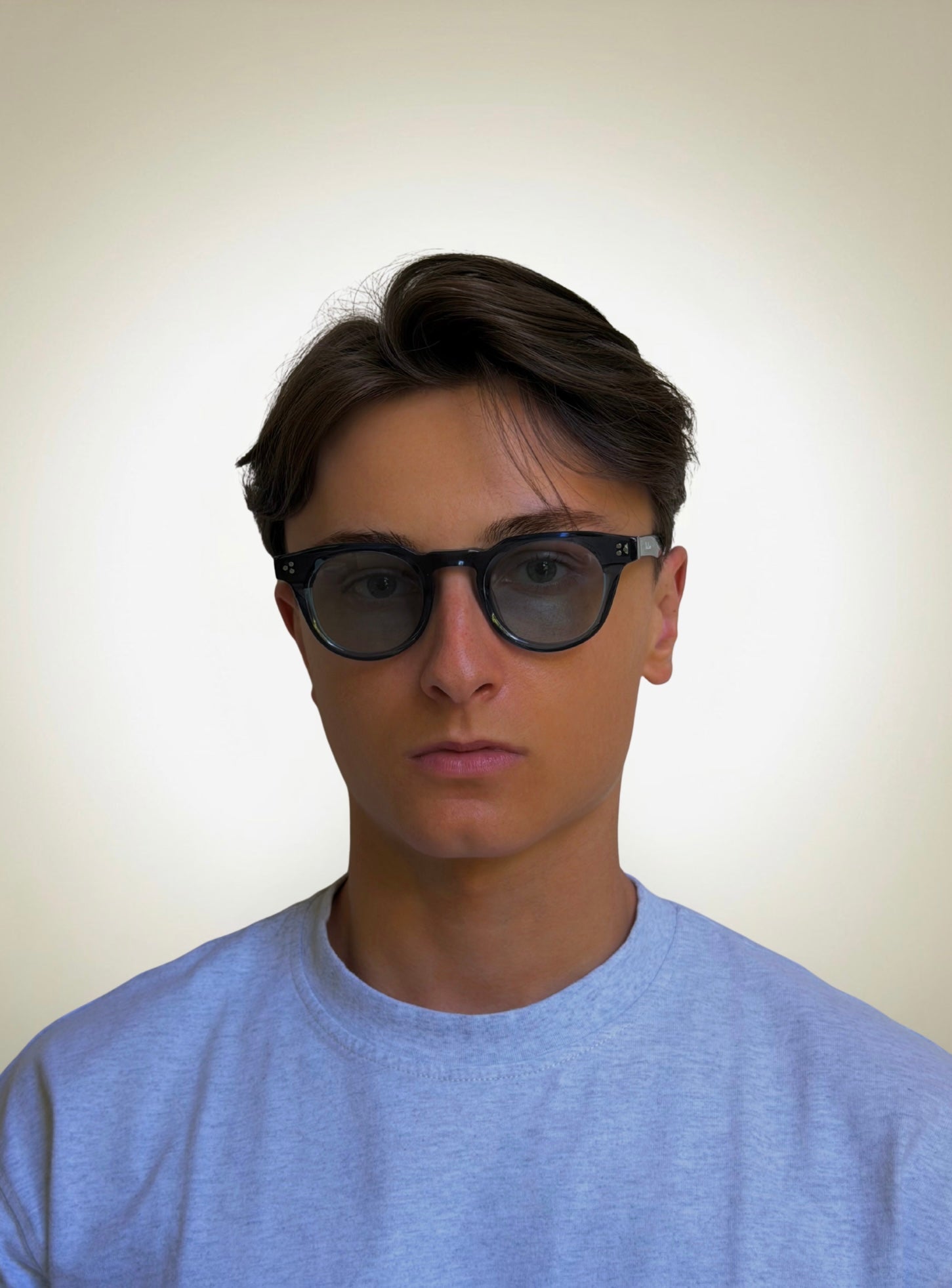 Blu Nobo Glasses - Clear Blue