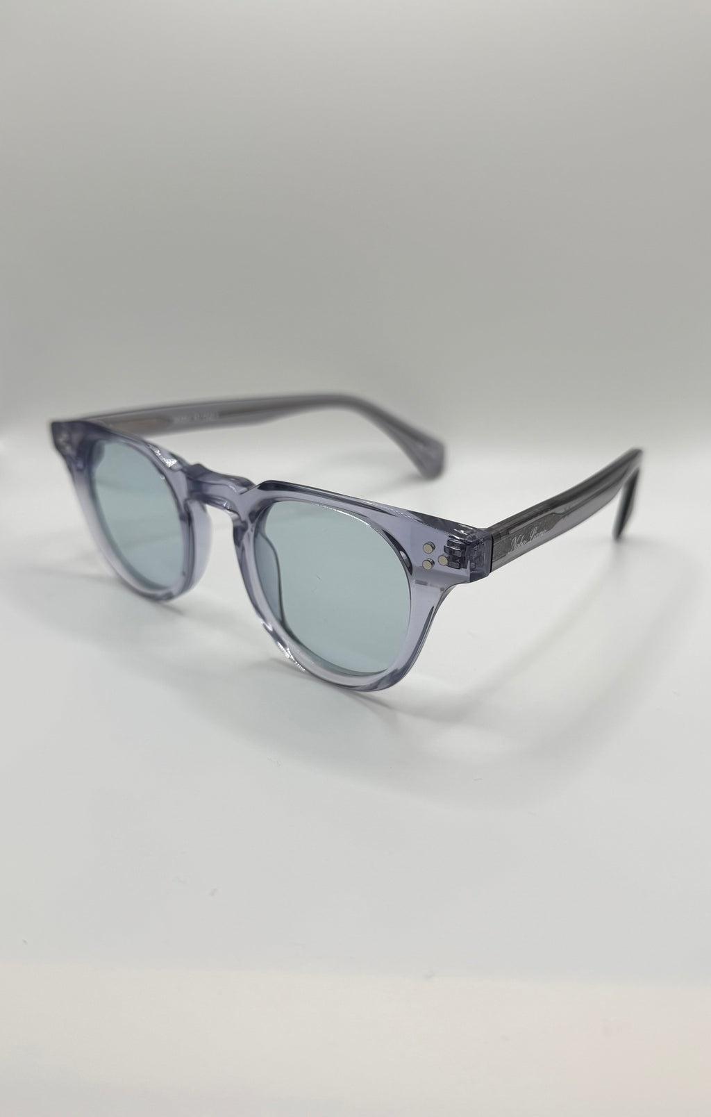 Grigio Nobo Glasses - Clear Blue