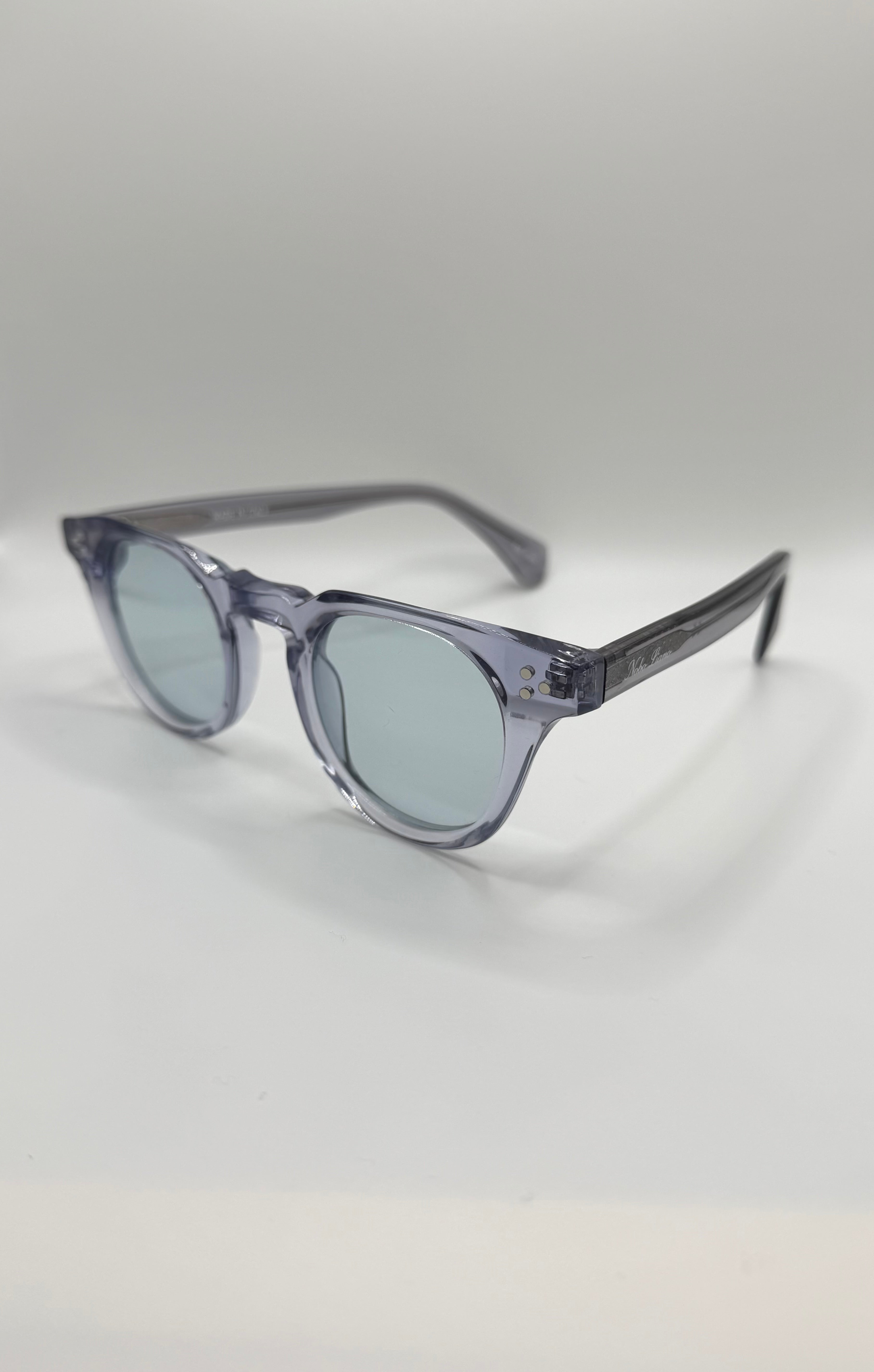 Grigio Nobo Glasses - Clear Blue