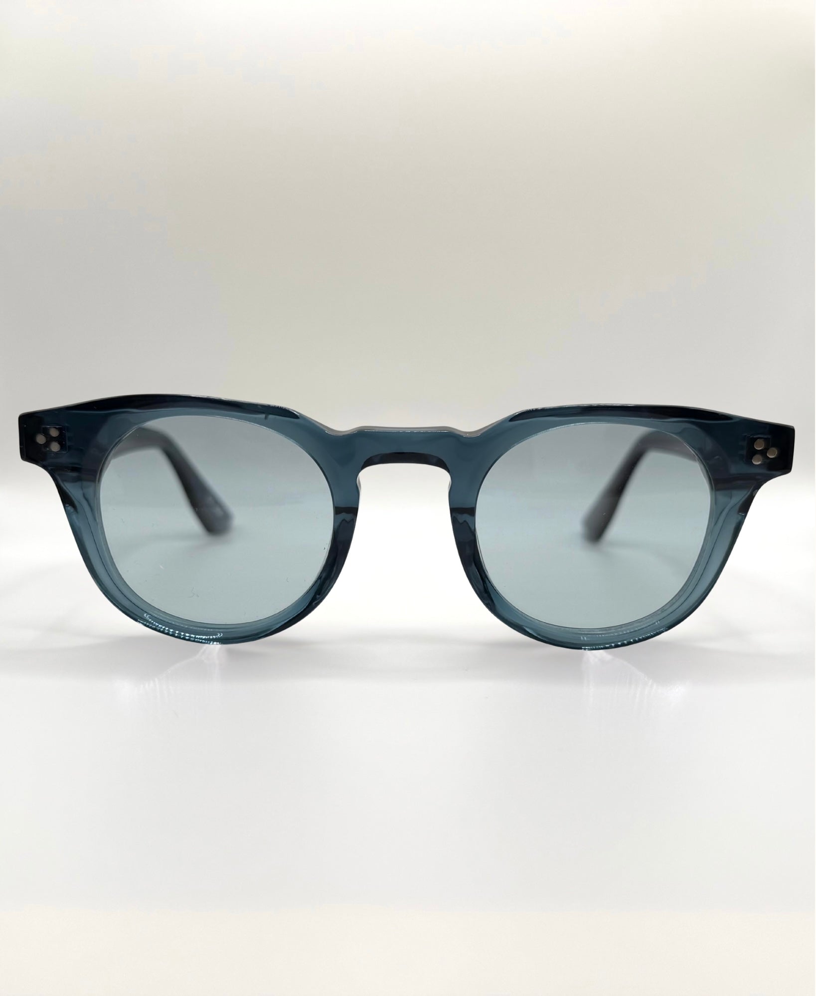 Blu Nobo Glasses - Clear Blue